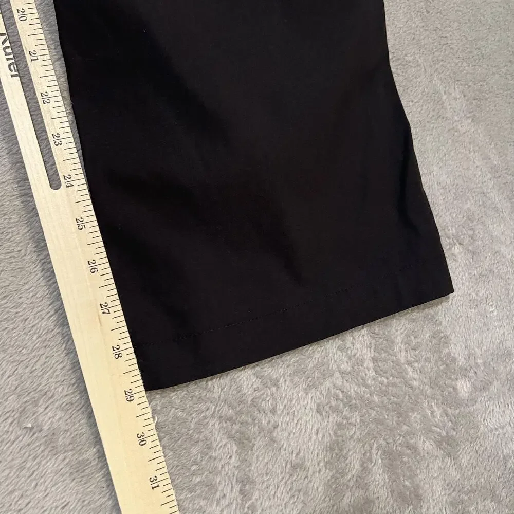 Eddie Bauer Rainier Pants Mens 40x29 Black Nylon Stretch Cargo Hiking Outdoor